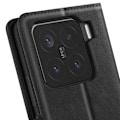Miniatyrbillede 3 af 5: Etui til Xiaomi 15 Klap Tegnebog og Videostøtte Sort Svart