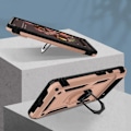 Miniatyrbild 4 av 4: Coque - AVIZAR - Google Pixel 6 - Stöttålig - Bi-material - Inbyggd videostöd Rose guld