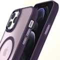 Miniatyrbillede 4 af 6: Coque MagSafe til iPhone 12 Pro og 12 Mat Frostet Bag Kontur Lilla Lila