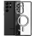 Pikkukuva 2 / 6: Kuori - ILMOITTAA - Samsung Galaxy S23 Ultra - Jäykkä - Kivillä - Yhteensopiva MagSafe Svart