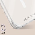 Miniatyrbillede 4 af 5: Coque MagSafe - Case Mate - iPhone 15 Pro Max - Transparent - Tempereret glas 9H - Beskyttelse 3m Vit