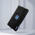 Miniatyrbild 4 av 5: Hölster - Realme - Pad Mini - 360° roterande - Heltäckande skydd - Chic design i konstläder Svart