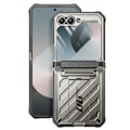 Miniatyrbillede 2 af 5: Full Body Case til Samsung Galaxy Z Flip 6 Stødsikker Kickstand Support Supcase Grå Grå