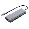 Miniatyrbild 1 av 6: HUB USB-C till HDMI 4K USB Ethernet USB-C Power Delivery 100W Belkin Silver