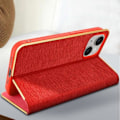 Miniatyrbillede 4 af 4: iPhone 14 Case Kortholder Rød - Guld Case