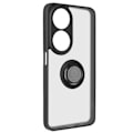 Miniatyrbillede 1 af 5: Etui til Honor 90 Smart Metal Ring Video Support Sort Svart