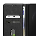 Miniatyrbillede 5 af 5: Etui til Samsung Galaxy S25 Edge Klap Pung og Video Støtte Sort Svart
