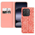 Pikkukuva 1 / 6: Xiaomi Redmi Note 14 5G Mandala Kukat Lompakko Tuki Ruusu Rosa