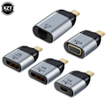 Miniatyrbillede 2 af 4: Typec til vga - USB 3.1 Type C til HDMI-adapter, RJ45-stik, 4K-8k 60Hz projektion, han til hun, video
