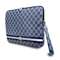 Miniatyrbillede 2 af 2: Computer Case 13-14 inches - Checkered and Striped Patterns - Blue