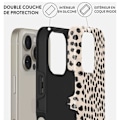 Miniatyrbillede 3 af 4: Coque til iPhone 16 Pro Max MagSafe Tough Antichocs Model Almond Latte Burga Beige Svart