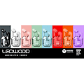 Miniatyrbillede 2 af 2: Trådløse TWS hovedtelefoner Bluetooth 5.3 Chrystal LED display Ledwood Sort Svart