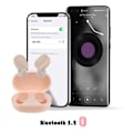 Miniatyrbillede 4 af 5: Bluetooth-hovedtelefoner - AVIZAR - Pink model - 12 timers batterilevetid - Klar lyd - 5.2-forbindelse Rosa