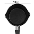 Miniatyrbillede 3 af 5: Casserolle med Mælk og Sauce 13cm Non-Stick med Udstødningsrør KitchenKing Sort Svart