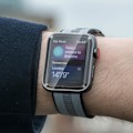 Pikkukuva 3 / 4: 3D kaareva 9H karkaistu lasi näytönsuoja Apple Watchille 40mm - AVIZAR - Läpinäkyvä