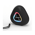 Miniatyrbillede 2 af 3: Bærbar Bluetooth-højttaler 15W med LED-lys i stemningen, vandtæt Ledwood Sort Svart