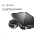 Miniatyrbillede 4 af 5: Coque 360° Foran Bagpå til iPhone 16 Plus IP68 Ultra Forstærket Eiger Transparent Vit
