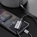 Miniatyrbild 4 av 6: Lightning-adapter till Lightning iPhone/iPad/iPod Laddning + Ljud 14cm Akashi Svart