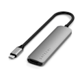 Miniatyrbild 4 av 6: Hub USB-C Slim Multiport 4-i-1 4K Power Delivery 100W Satechi Grå