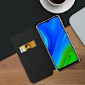 Miniatyrbillede 3 af 4: Étui Portefeuille Huawei P smart 2020 - AVIZAR - Sort - Syntetisk - Klap - Glat Svart