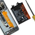 Miniatyrbillede 3 af 4: Intern batteri til Redmi Note 13 Pro Plus 5G 5000mAh model BM5U sort Svart