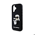 Miniatyrbillede 2 af 6: Coque til iPhone 16 Plus 3D Karl og Choupette Forstærket Karl Lagerfeld Sort Svart