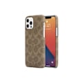Miniatyrbillede 3 af 3: Etui til Apple iPhone 12/12 Pro - Coach - Kornet mønster - Gul - Grøn - Halvstiv Gul