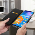 Pikkukuva 3 / 4: Folio-kotelo - BIGBEN - Huawei P smart 2021 - Korttipidike - Tuki-toiminto - Musta Svart