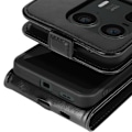 Miniatyrbillede 4 af 5: Vertikalt Klapetui til Motorola Edge 50 Ultra med Kortplads Sort Svart