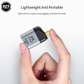Pikkukuva 4 / 4: Tyyppi C - VGA - USB 3.1 Type C - HDMI -sovitin, RJ45-liitäntä, 4K-8k 60 Hz -projektio, uros-naaras,