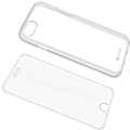 Pikkukuva 4 / 4: Suojakotelo - 4SMARTS - iPhone 7 ja 8 - Geeli silikoni - Karkaistu lasi - Läpinäkyvä Transparent