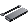 Miniatyrbillede 1 af 4: USB C Hub - Satechi - HDMI, USB, USB-C 60W - Aluminiumdesign - Kompakt og let - 5 porte