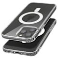 Miniatyrbild 2 av 5: MagSafe Fodral för iPhone 13 Pro Stötsäkert förstärkta hörn Transparent Transparent