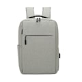 Miniatyrbillede 1 af 2: Rygsæk til computer 15,6 tommer med indbygget USB-port - Gallantry - Grå