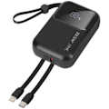 Pikkukuva 1 / 5: Ulkoinen akku 10000mAh + Lightning- ja USB C -kaapelit Compact LinQ Black