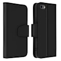 Miniatyrbillede 1 af 4: iPhone 7 / 8 / SE 2020 Læderetui Kortholder Stand Funktion Premium Sort Sort Svart