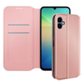 Pikkukuva 1 / 5: Kotelo Samsung Galaxy A06 Flip Card - ja Video Holder Champagne Pink -kotelolle Rosa