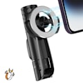 Miniatyrbild 3 av 5: Rotativ självporträtt 360° med Bluetooth-fjärrkontroll wiwu Svart