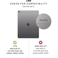 Miniatyrbillede 2 af 4: URBAN ARMOR GEAR Metropolis SE Etui Apple iPad Air 13 M2 / 2024 Cover med Vække/Søvn funktion, Støtte til Apple Pencil/Log Metropolis SE - Bordeaux