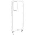 Pikkukuva 2 / 5: Kotelo Samsung A15 - AVIZAR - Puolijäykkä - Läpinäkyvä - Punottu johto 70cm Transparent
