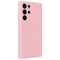 Pikkukuva 2 / 6: Nahkakotelo Galaxy S22 Ultra Näyttöikkuna Korttipidike Rose Rosa