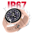 Miniatyrbillede 4 af 5: Montre Connectée Bluetooth Vandtæt IP67 Maxlife Lyserød Puderet Rosa