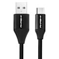 Pikkukuva 2 / 4: USB-kaapeli USB Type C:hen - Akashi - 2m - Musta - Nopea lataus - Käännettävä liitin
