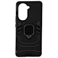 Miniatyrbillede 1 af 5: Huawei Nova 10 Pro Shockproof Hybrid Case med Metal Ring Support Sort Svart