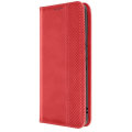 Pikkukuva 1 / 5: Google Pixel 8 Pro Wallet Case Checkerboard Pattern Geo Collection Red Röd