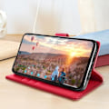 Miniatyrbild 3 av 5: Motorola Moto G52 och G82 Fodral Flip Wallet Video Support Handledsrem Fuschia fuchsia