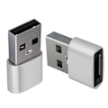 Miniatyrbild 2 av 5: USB till USB-C Adapter Laddning och Data Sync Kompakt Silver