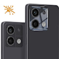 Pikkukuva 4 / 6: Kameran suojaus Xiaomi Redmi Note 13 5G:lle läpinäkyvä 3D kaareva karkaistu lasi Transparent
