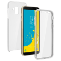 Pikkukuva 2 / 4: Suojakuori - AVIZAR - Samsung Galaxy J6 - Silikoni + Polykarbonaatti - Ultra-ohut - Läpinäkyvä Transparent
