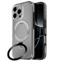 Miniatyrbild 1 av 6: Coque MagSafe för iPhone 16 Pro Max Stötsäker med Fällbart Stöd Svart Svart